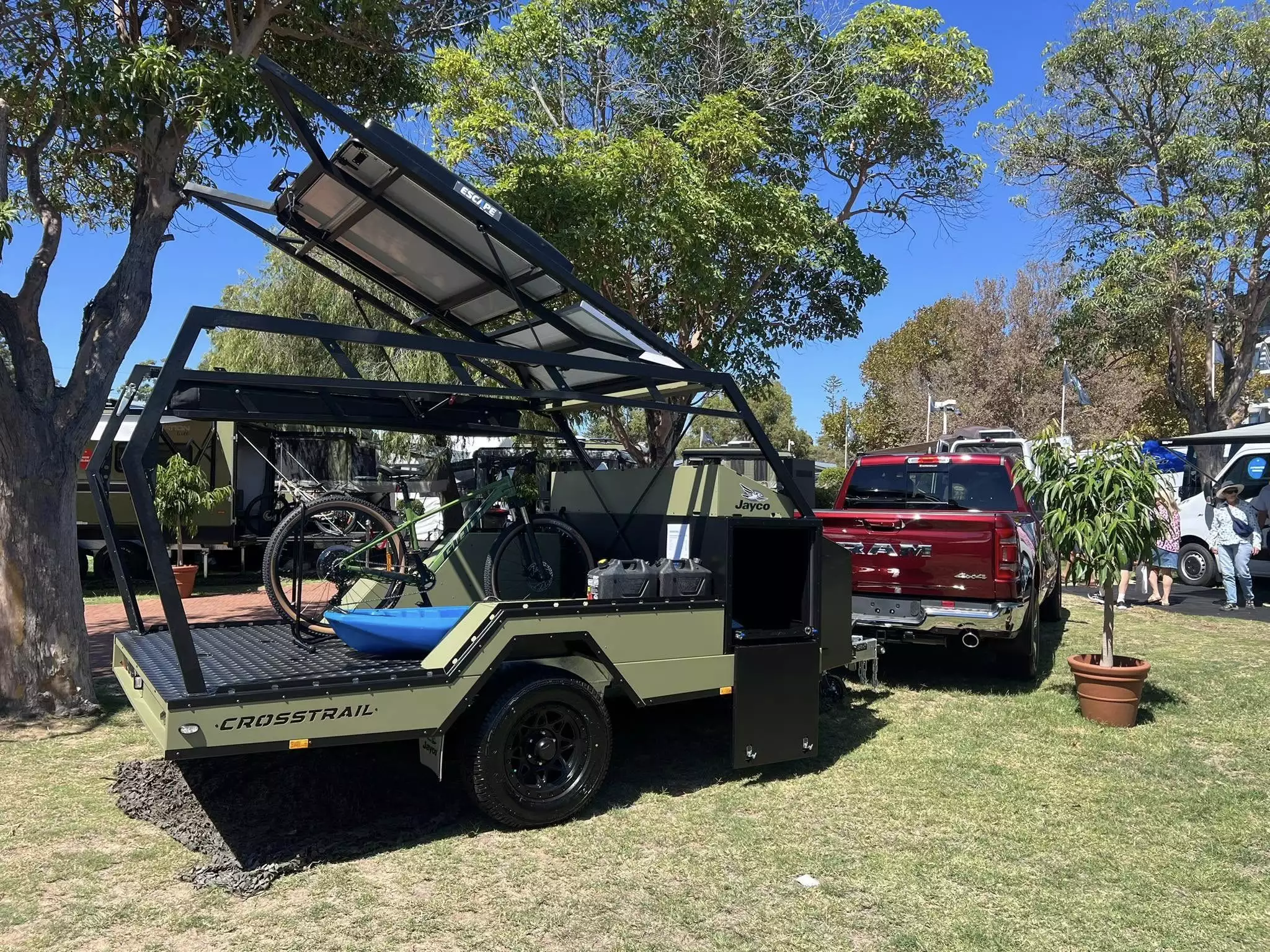 The Jayco Crosstrail shows what it can do at an RV show