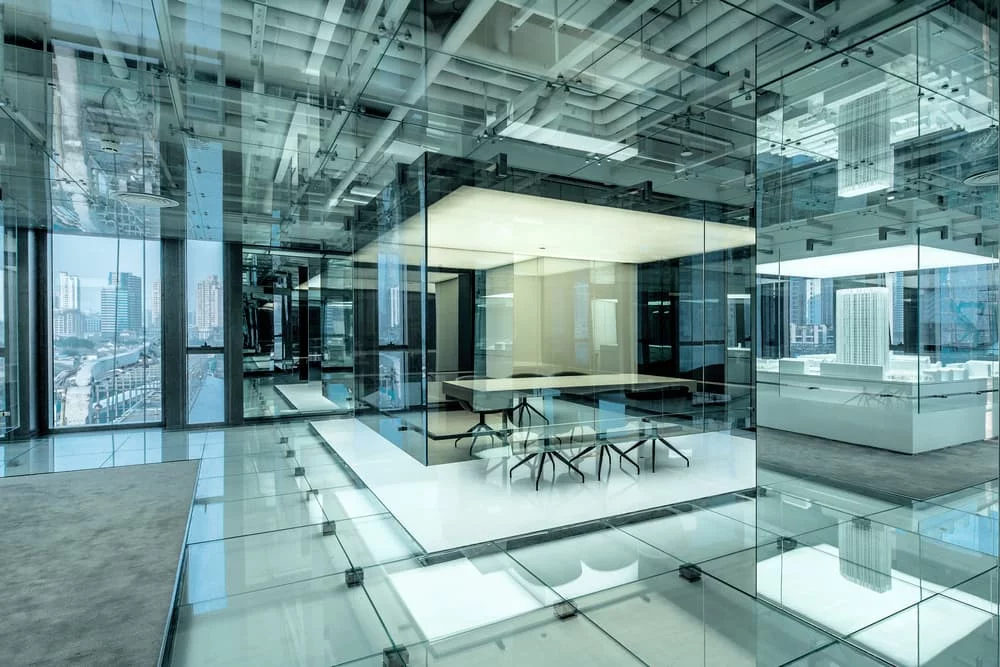Inside the Glass Office