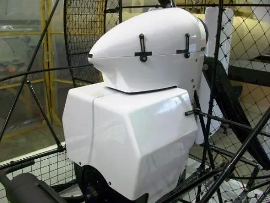 The AirRider hovercraft's CH1000 Kohler Command Pro V-twin 4-stroke petrol engine
