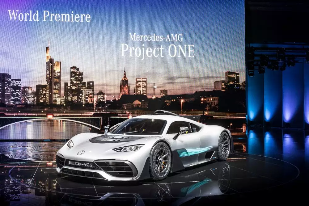Mercedes-AMG Project One show car debut at the 2017 Frankfurt Motor Show
