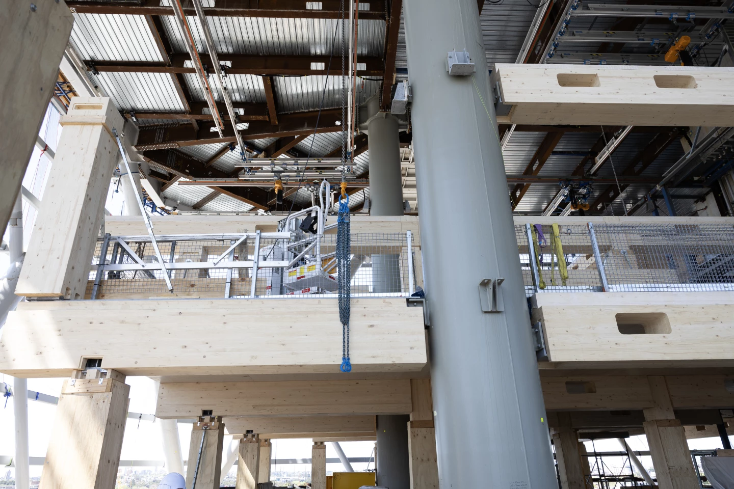 Atlassian Central will feature a hybrid structure made up of concrete, steel, and engineered wood