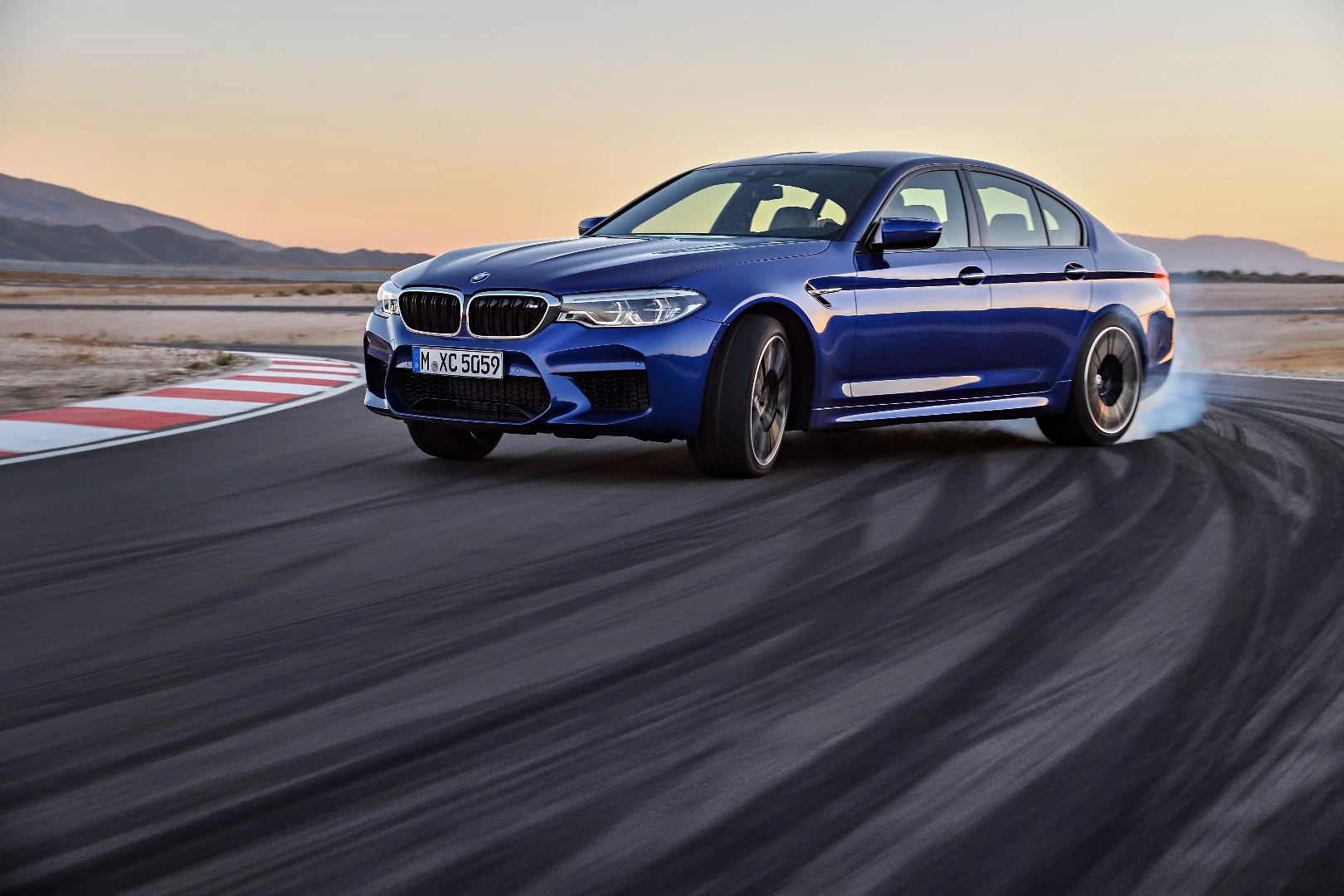 The new BMW M5 is powered by a twin-turbo V8