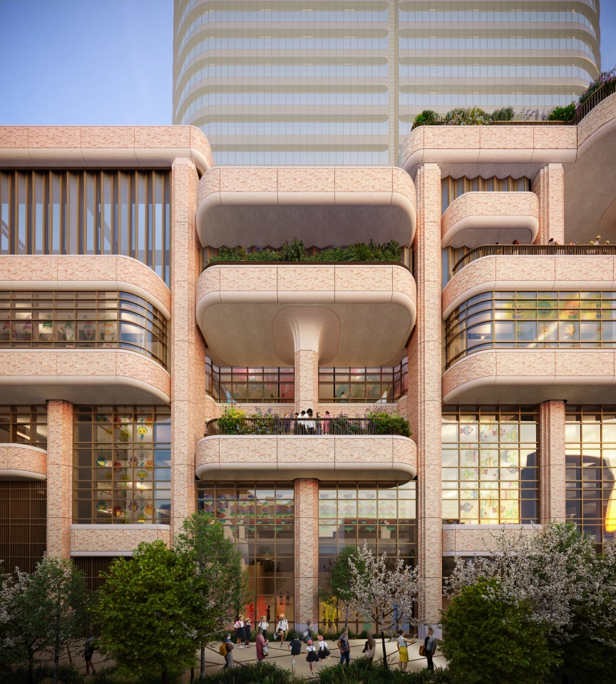 The British School in Tokyo's extensive greenery will be maintained by the school's students