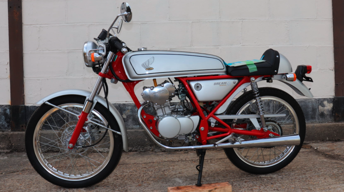 This 1997 Honda CB50V Dream sold for $18,700 as Lot S136 at Mecum Auctions' Las Vegas sale on Saturday, 29 January 2022