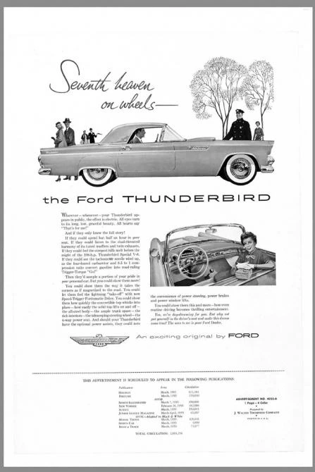 Early Thunderbird advertising