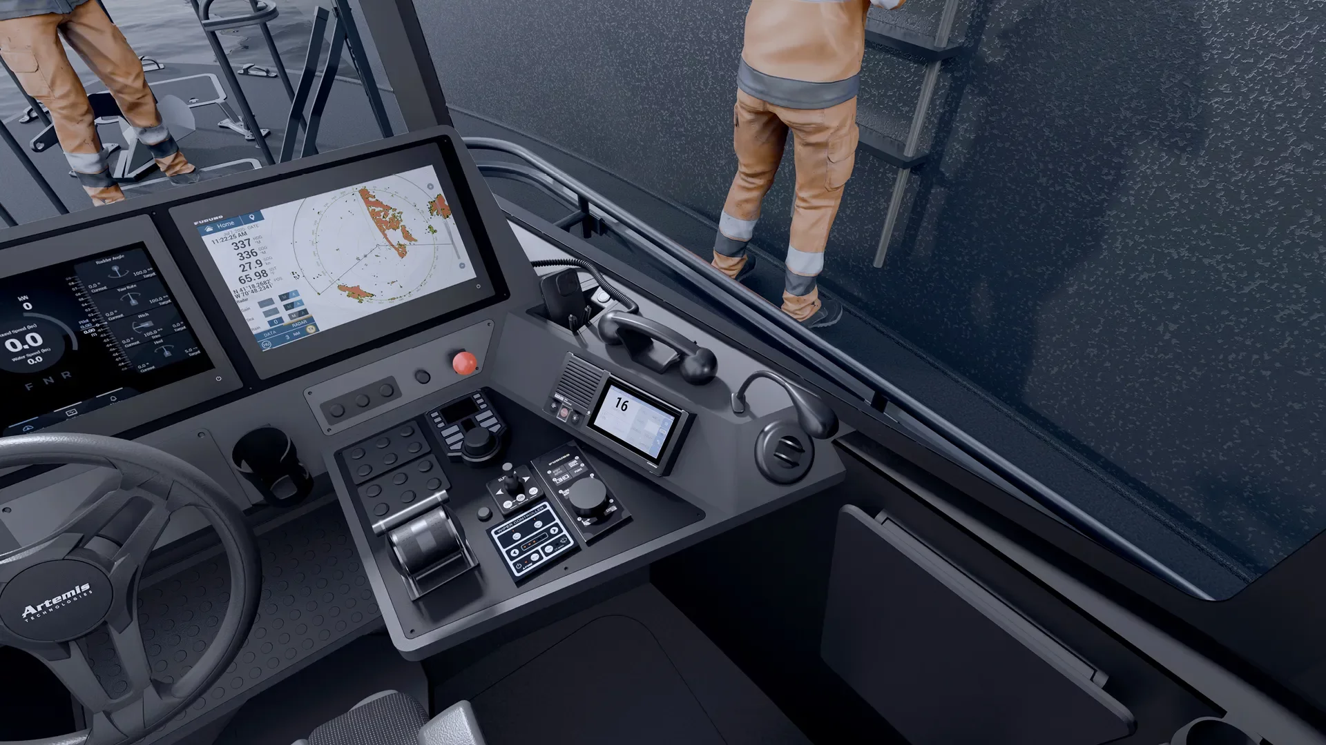 Controls of the Artemis EF-12 Pilot