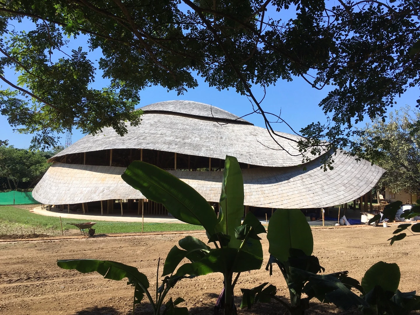 The Bamboo Sports Hall for Panyaden International School aims to combat the hot and wet climate with open, natural ventilation