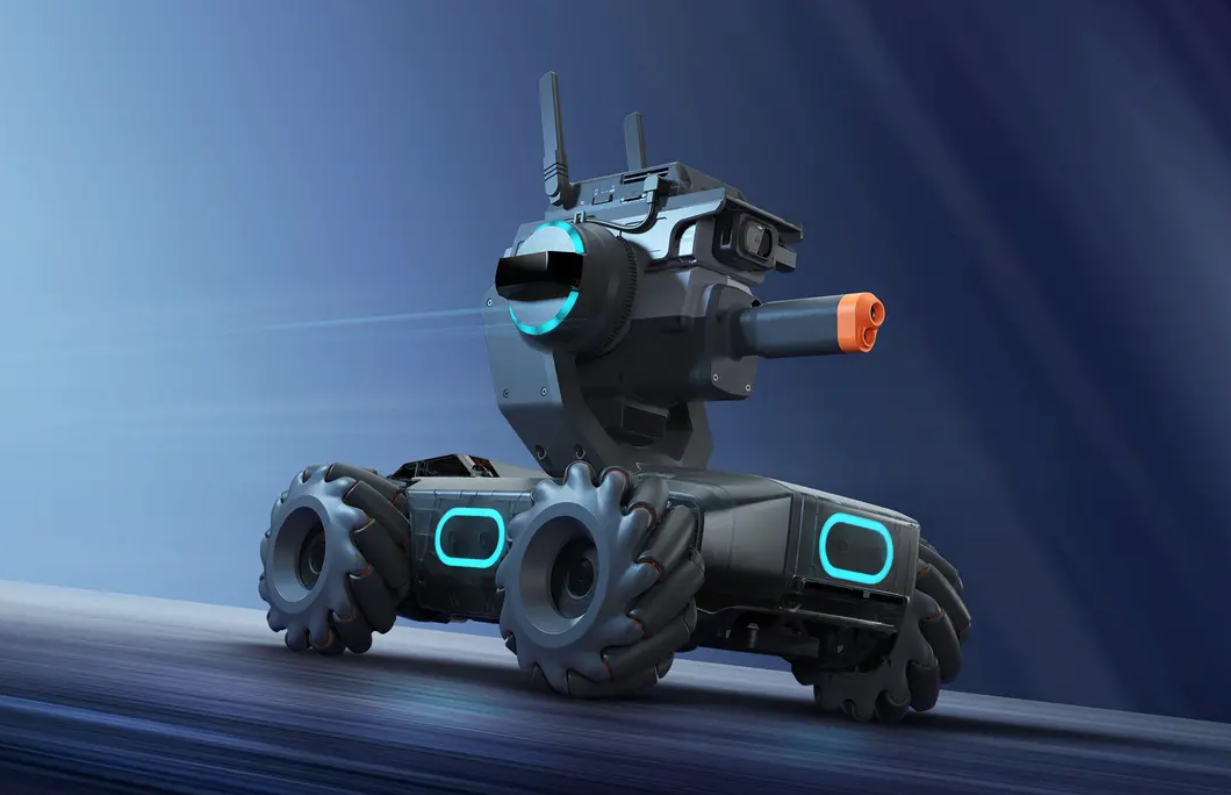The Robomaster S1 is so named because is inspired by DJI’s annual RoboMaster Robotics Competition for students, while the S1 is meant to denote "Step 1"
