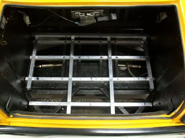 Preparing the hood area for battery packs