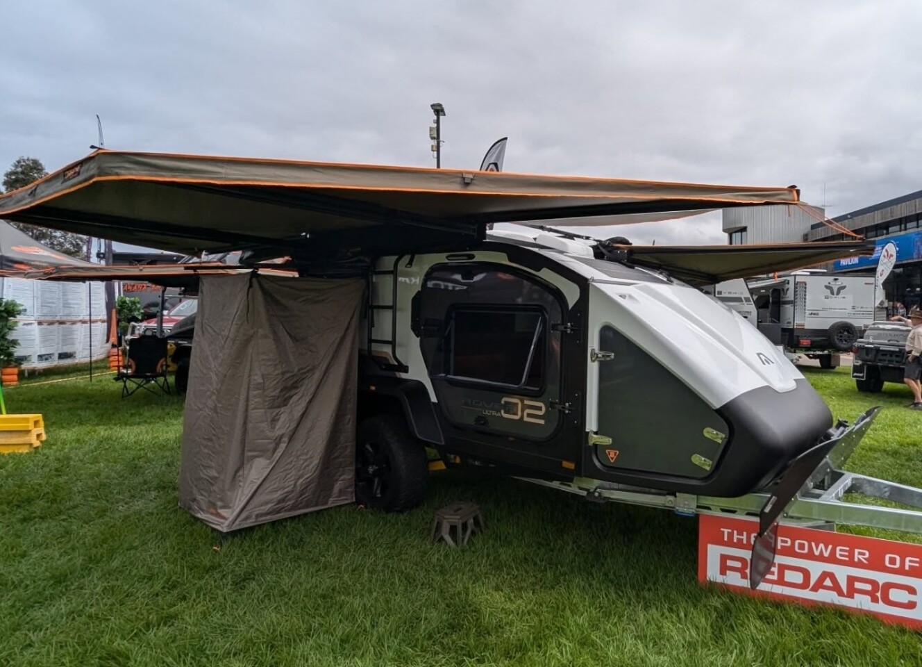 Stockman shows the Rover 02 at this month's Victorian Caravan and Camping Supershow