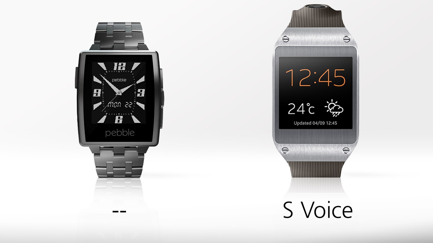 Samsung has voice control built-in, but it's pretty lackluster