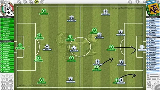 Tactical Pad was developed by Brazilian software engineers to aid soccer coaches in the technical training of players