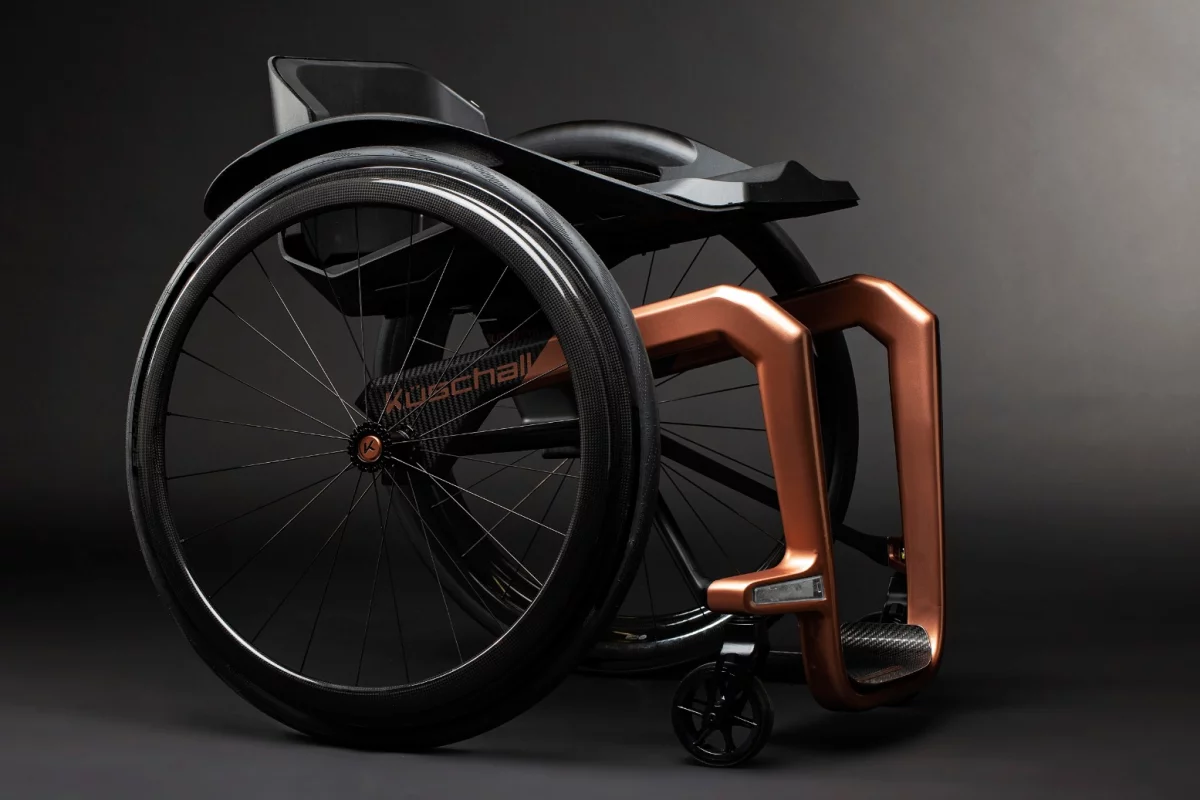 The Superstar's is reckoned to be lighter and tougher than classic carbon-fiber-based wheelchairs
