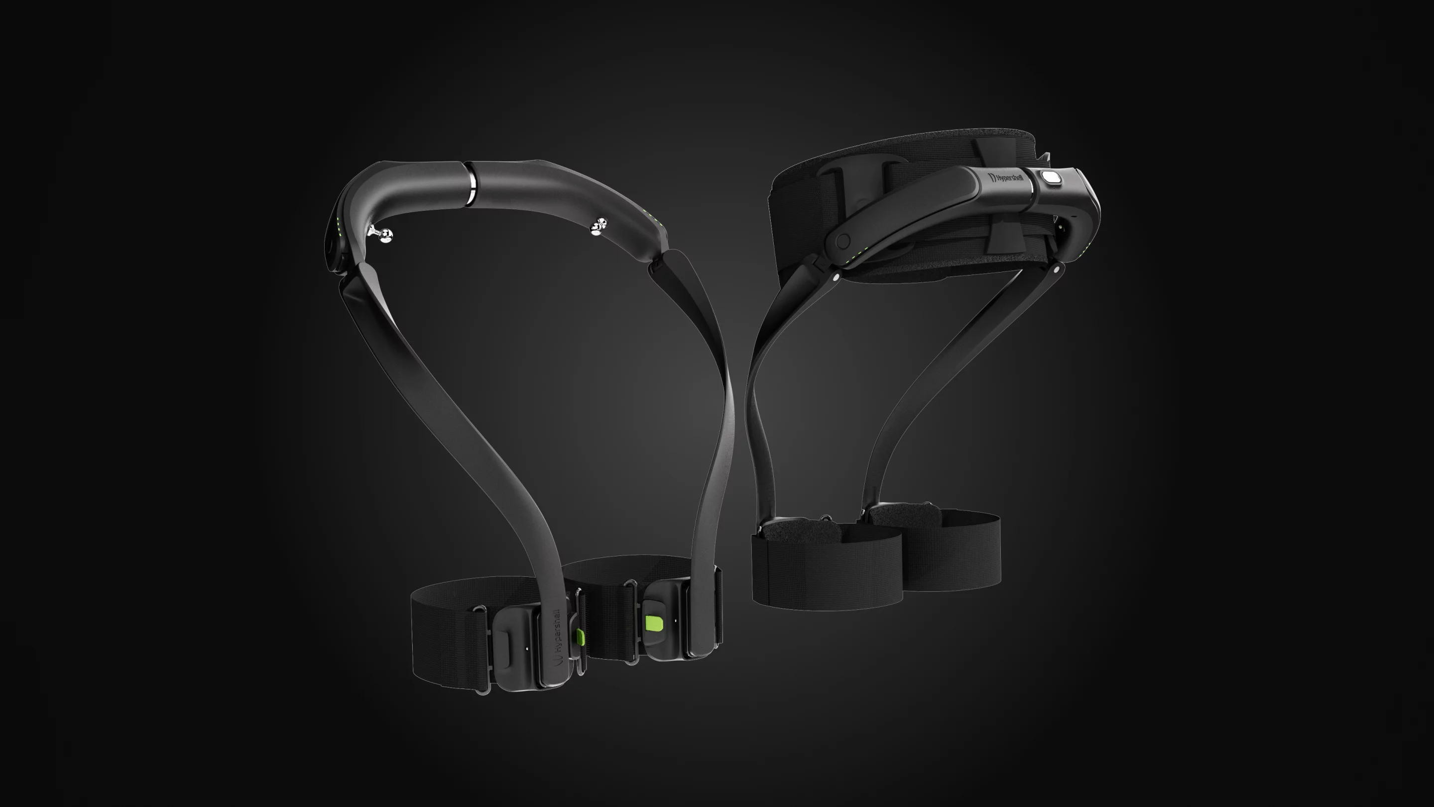 Hypershell exoskeleton in black