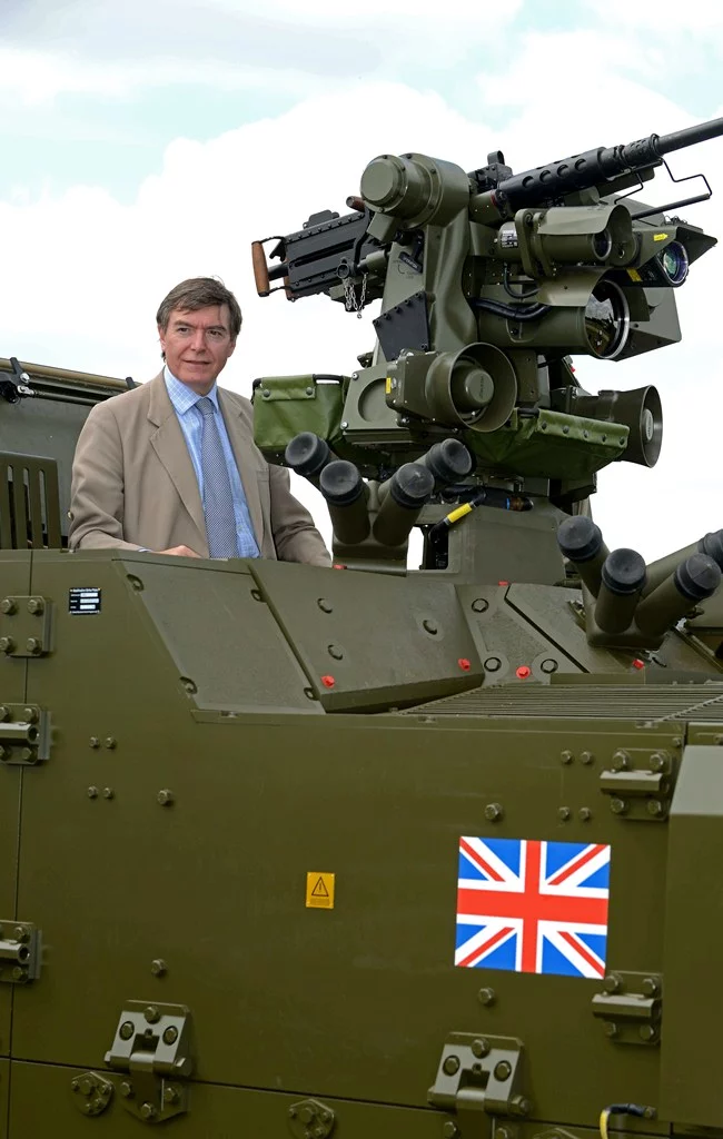 Philip Dunne MP with Scout prototype (Image: Crown Copyright)