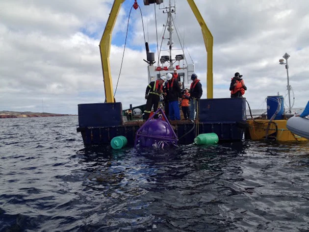 The Odyssée system uses wave power to churn out clean drinking water