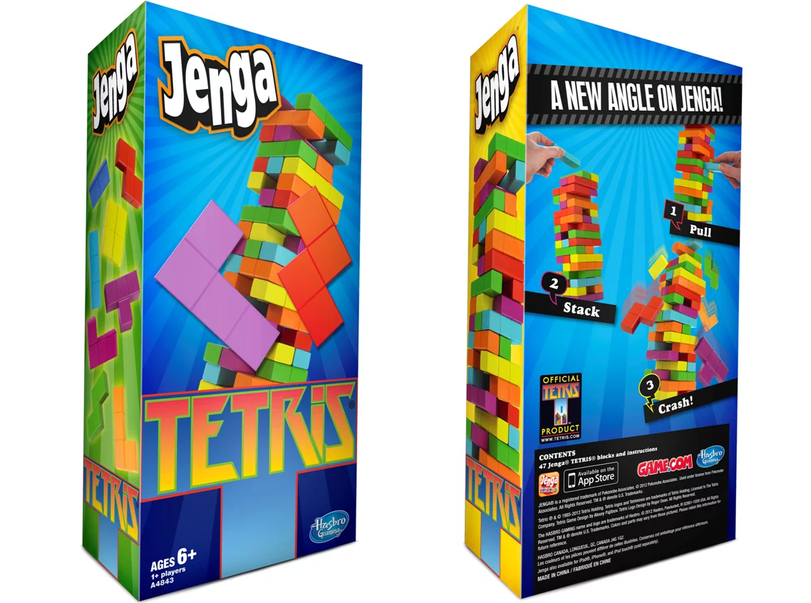 Jenga Tetris from Hasbro will combine the two well-known stacking games