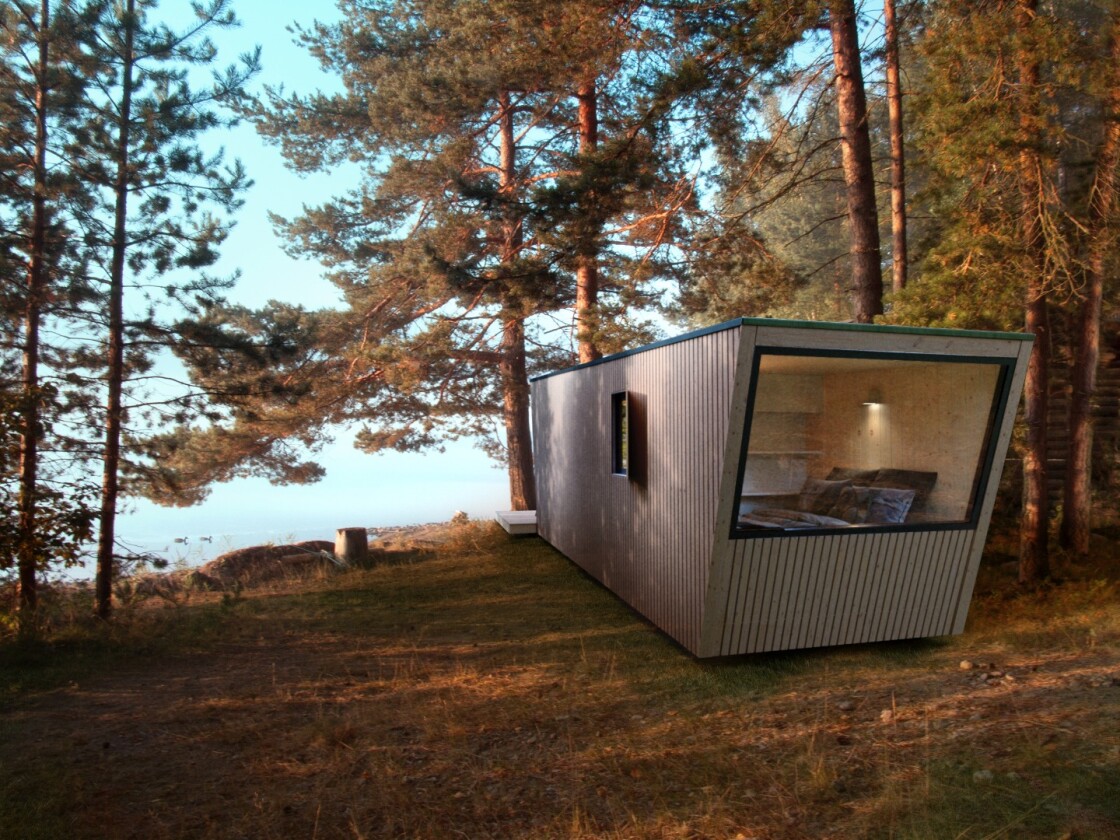 DROP Box N-240 is a modular dwelling that is easily transportable and comes ready to provide a quick and easy pop up home
