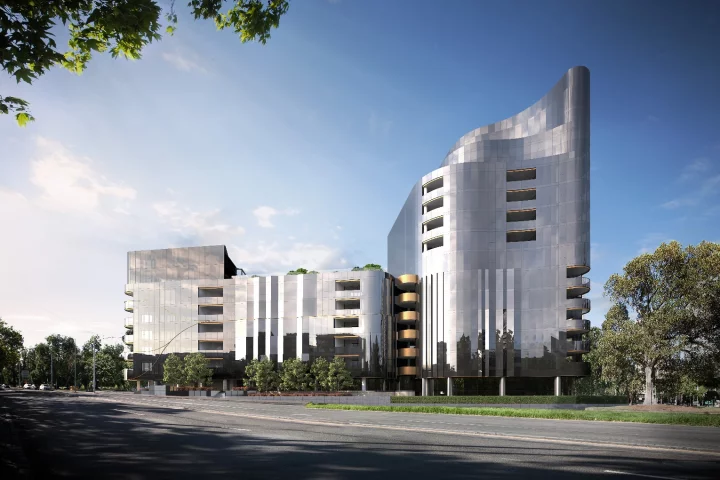 The Muse is designed by Bruce Henderson Architects and developed by Devitt Property Group