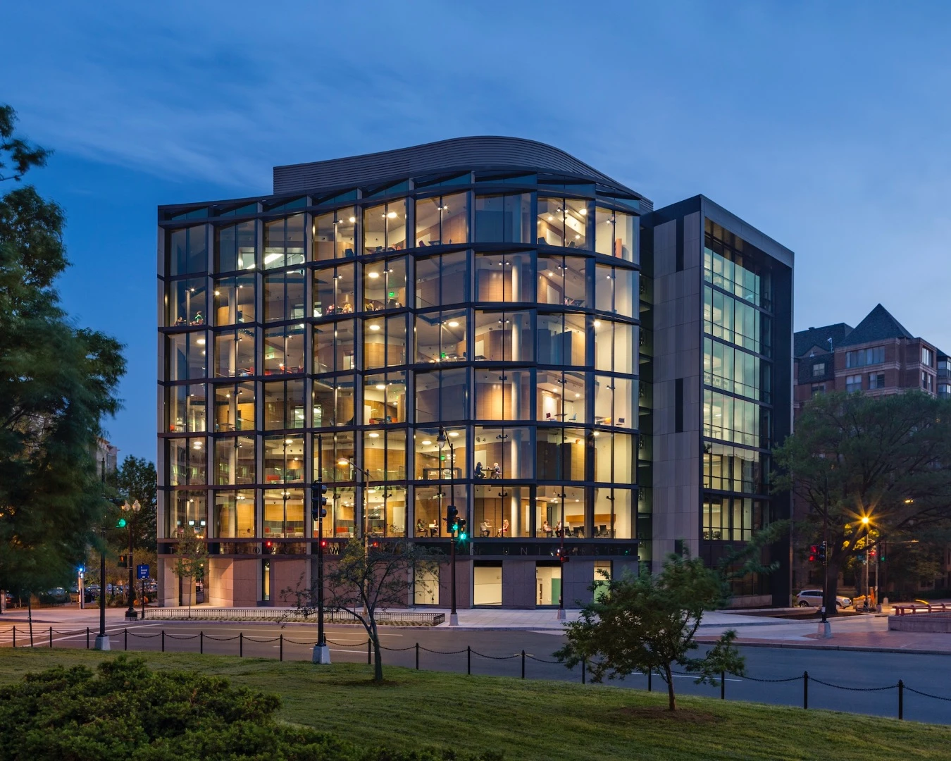 The George Washington University, Milken Institute School of Public Health, was designed by Payette