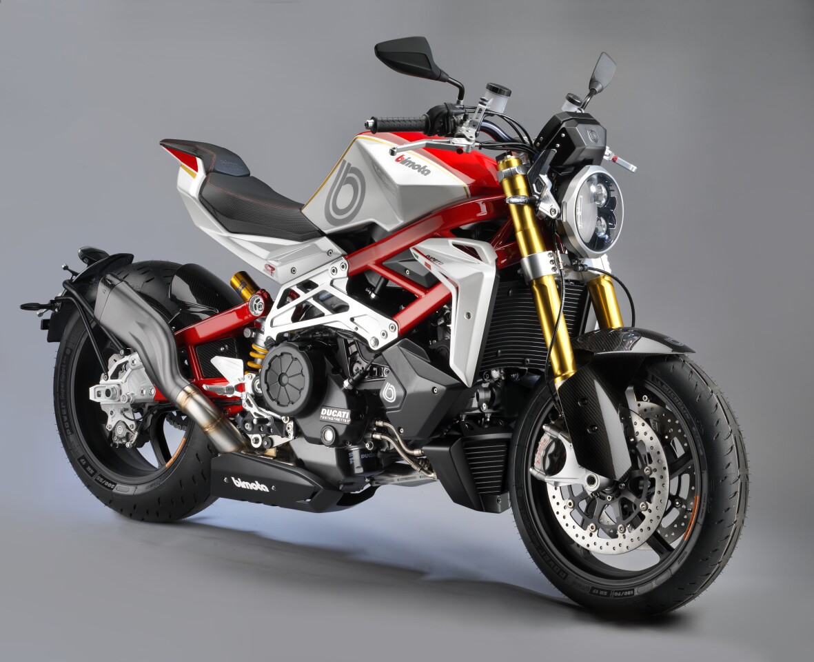 Forkless Cafe Racers Supercharged Streetfighters And Kit Superbikes Bimota S Bizarre Eicma Selection