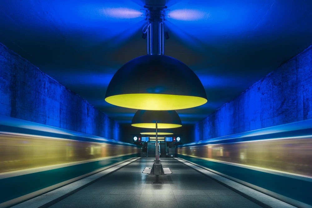 Silver, Architecture, Amateur. 'U-Bahn', Munich