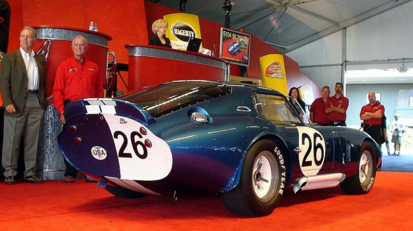 Another car with an impeccable race history and world championship in its own right that just happened to have also been used in a film. This car's value can almost entirely be attributed to its racing provenance. It was sold for US$7,685,000 in 2009 by Mecum Auctions