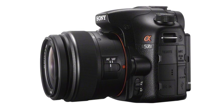 The A57 is capable of full 1980 x 1080 High Definition movie recording at a frame rate of up to 60p