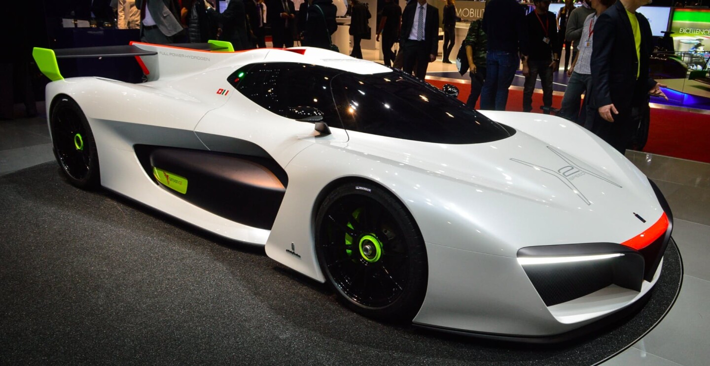 The H2 Speed is a vision of what hydrogen fuel cell race cars will look like