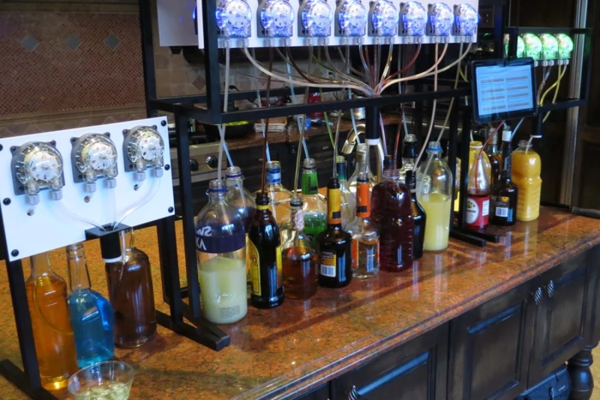 An entire set of Bartendros at a party