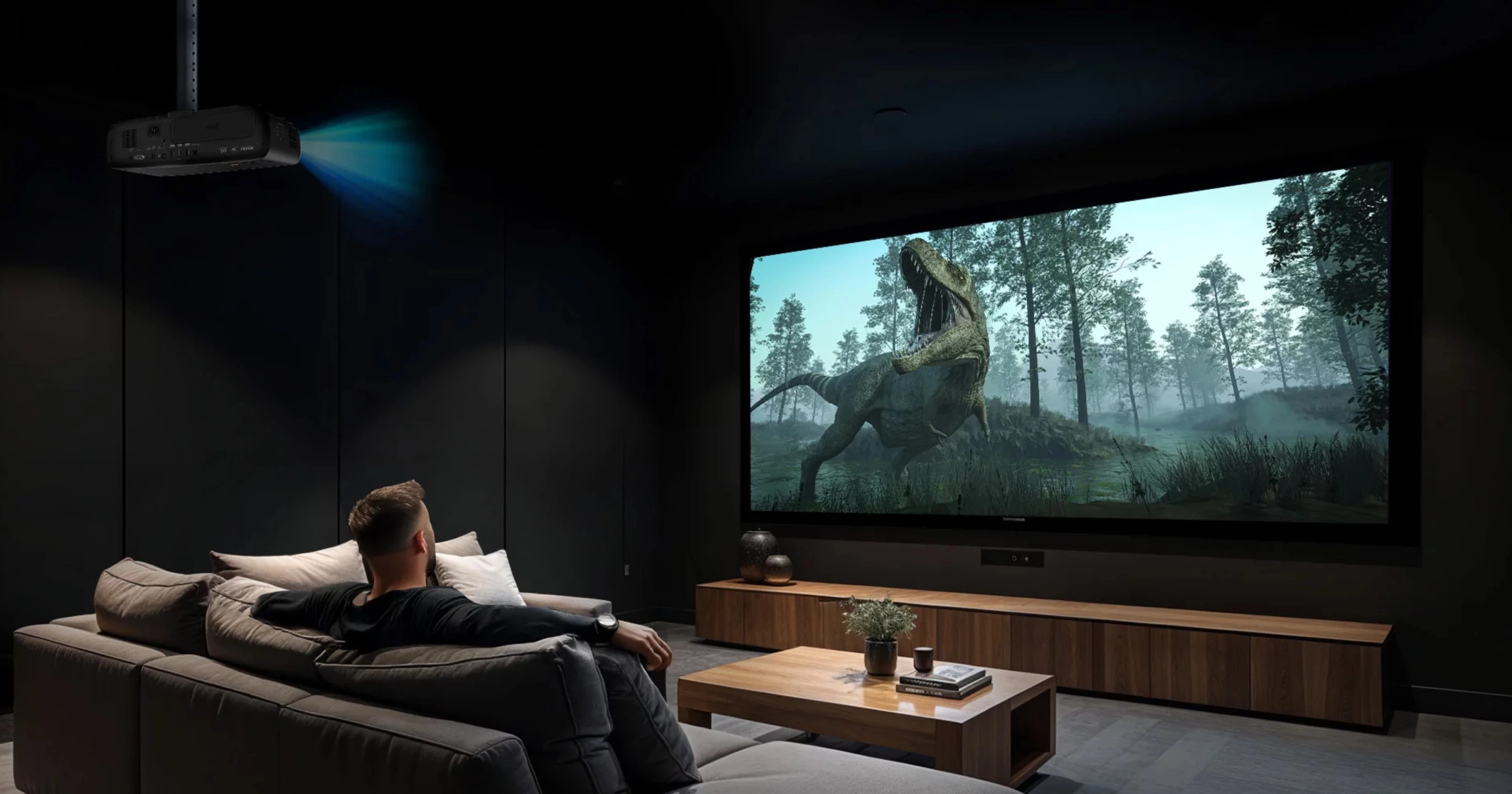 The BenQ W4100i "features AI Cinema Mode that restores fine details and color depth in compressed streaming content"