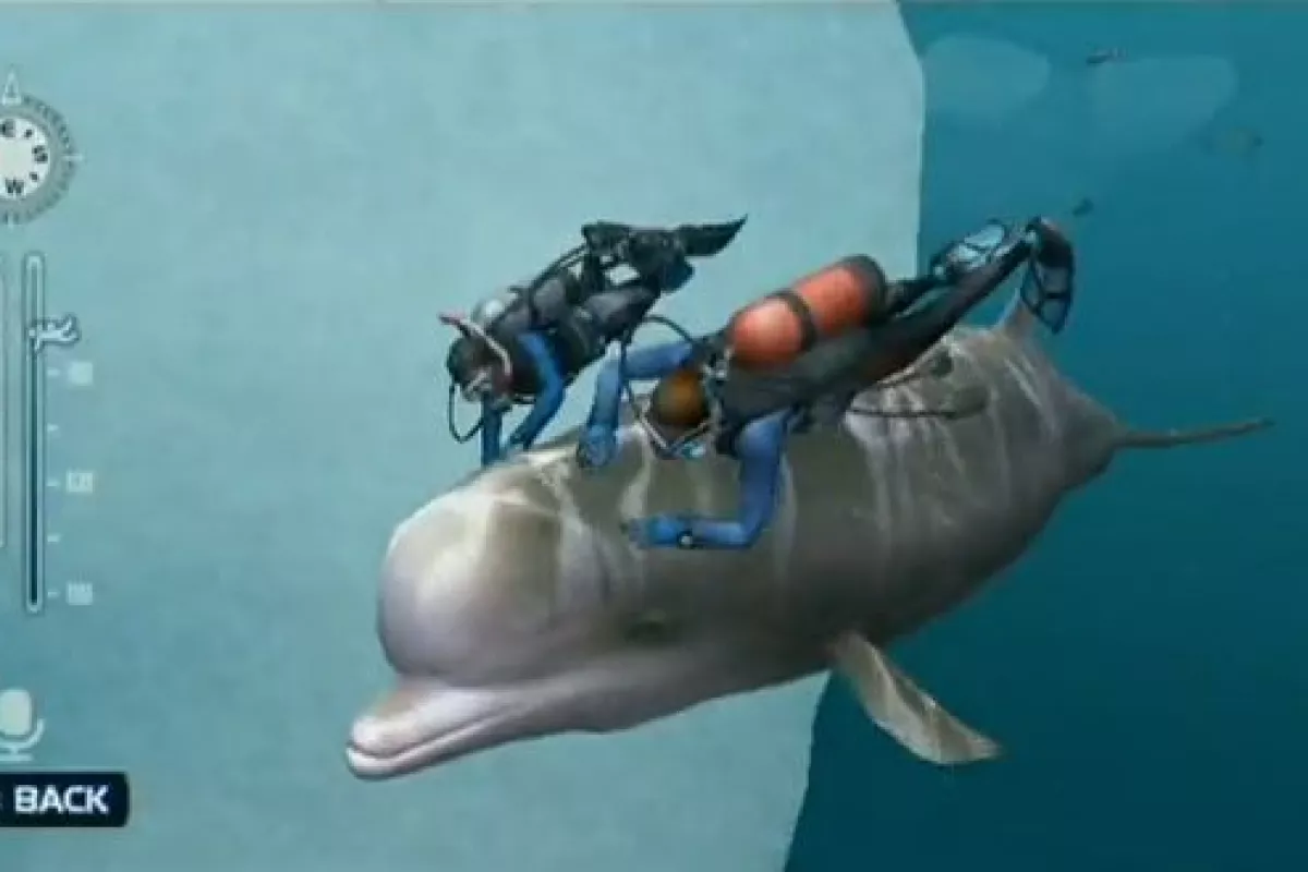 A recent study suggests that playing relaxing video games, such as Endless Ocean, leaves people feeling happier and more sociable than if they had played violent video games (Image: Nintendo)