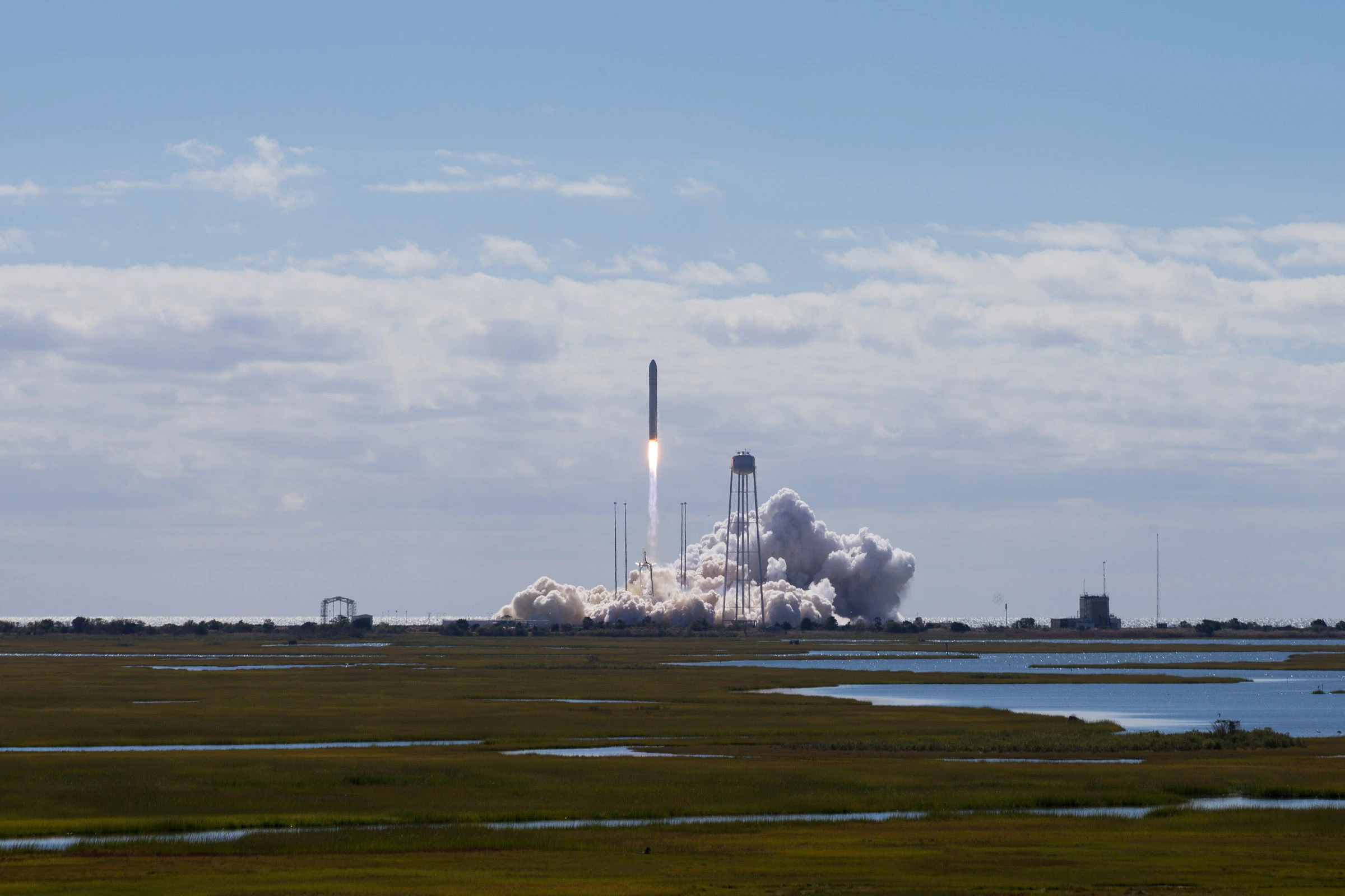 Antares lifting off (Image: NASA)