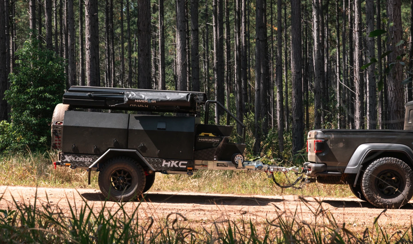 The Xplorer 2.0 lives up to its name with a rugged off-road build meant to tow anywhere the vehicle can go