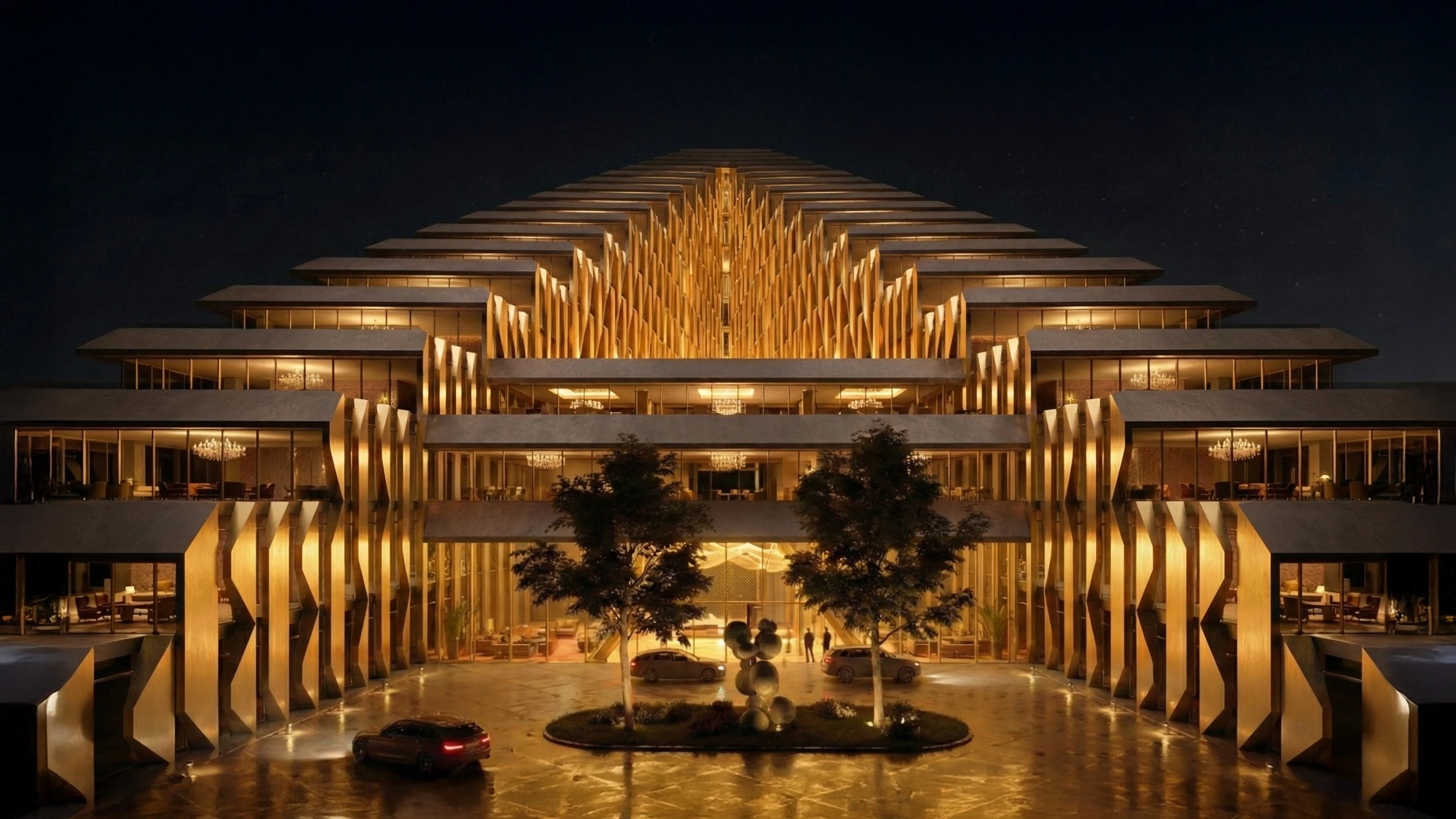 The Alatau Iconic Complex and Gateway District's stepped design will create the opportunity for balconies and terraces