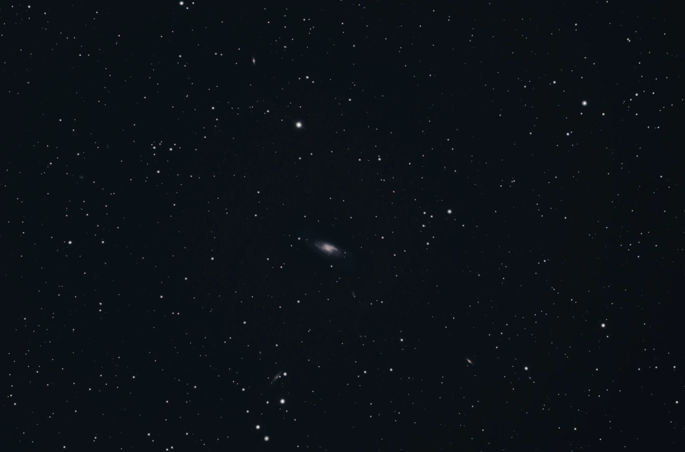 Young Astronomy Photographer of the Year Highly Commended: M106, a Spiral Galaxy © Benjamin Lawler aged 8 and Joshua Lawler aged 10 (UK). A number of galaxies, including M106, captured by two very young photographers
