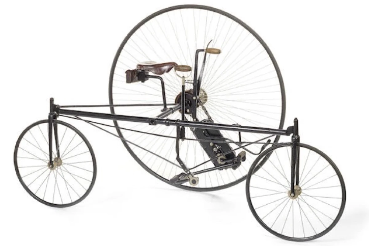 The bizarre Coventry Rotary tricycle, which is about to go auction