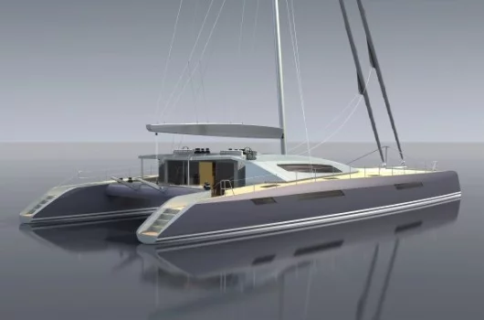 The Aeroyacht 110's kevlar and carbon hull is bullet-proof