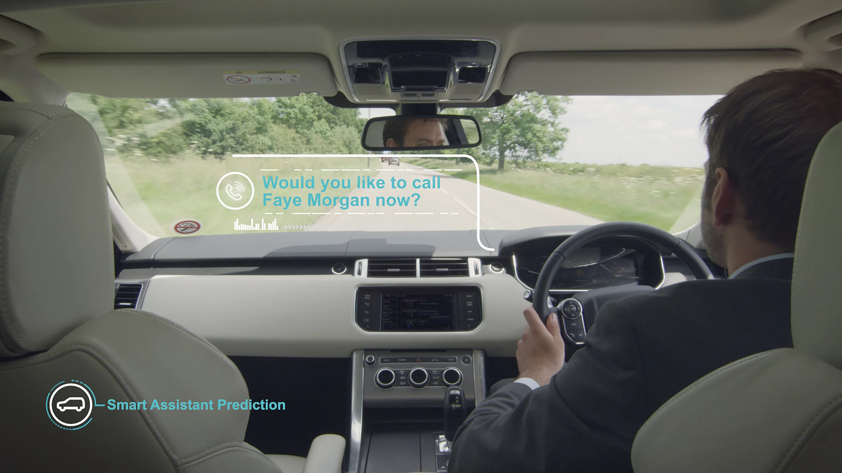 The Smart Assistant learns from you to anticipate your needs while driving