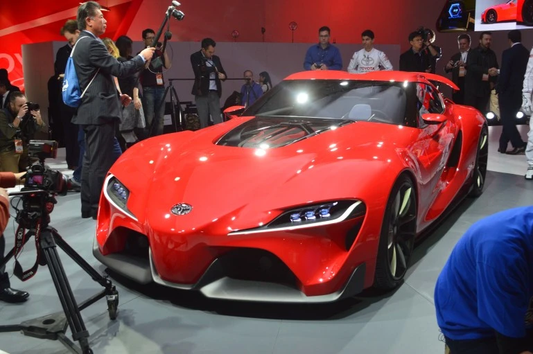 Interestingly, while Toyota never confirmed powertrain details, it designed the original FT-1 with a glass hood panel over the engine (Photo: C.C. Weiss/Gizmag)