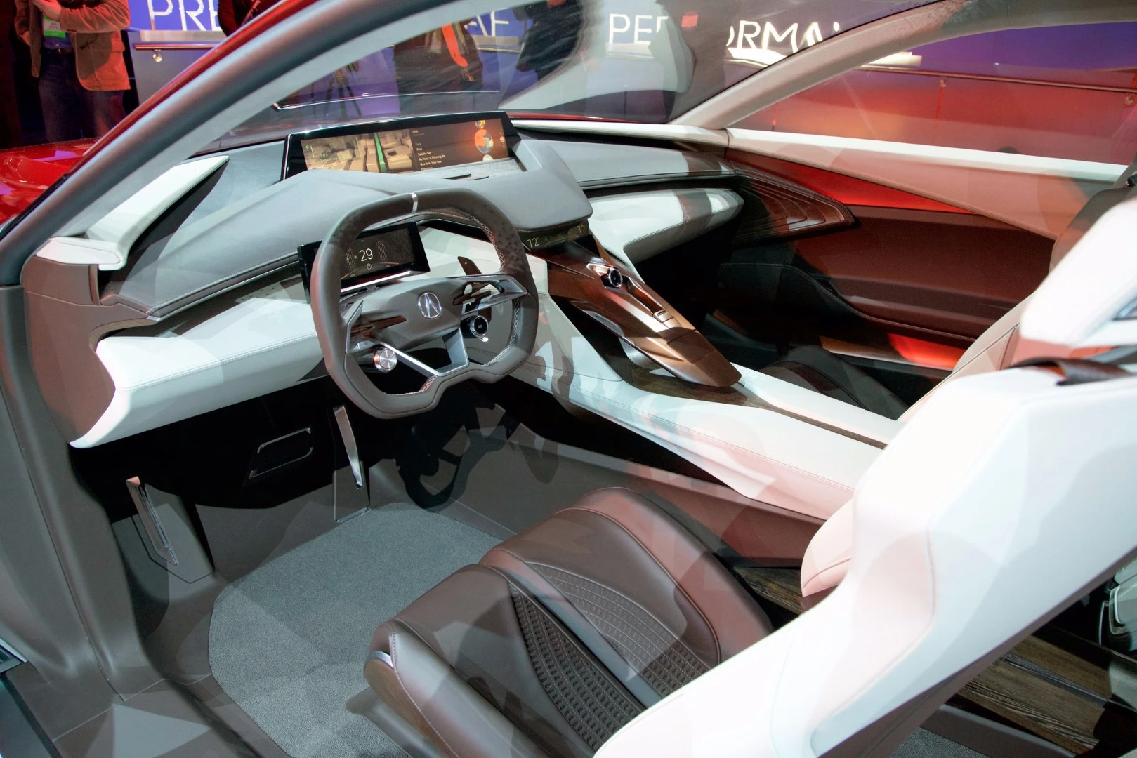 Acura's Precision Concept has been designed with a floating center console – literally