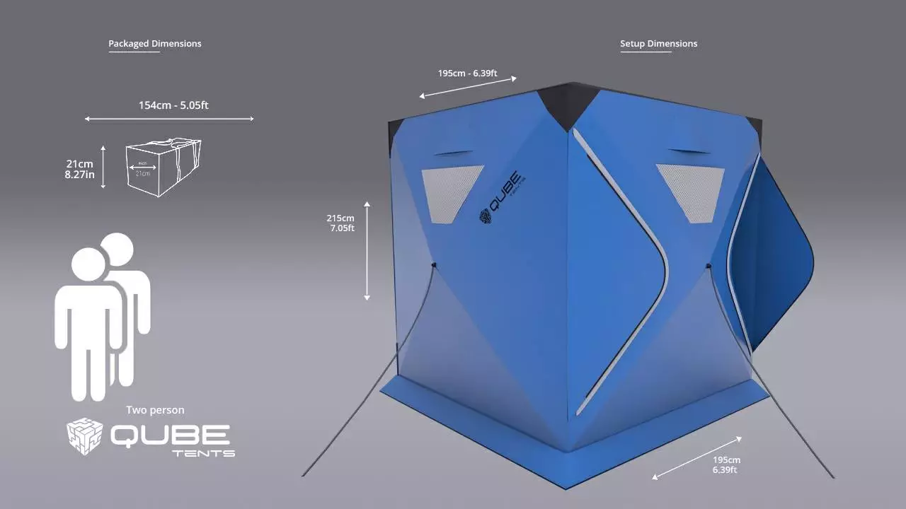 Two-person Qube dimensions