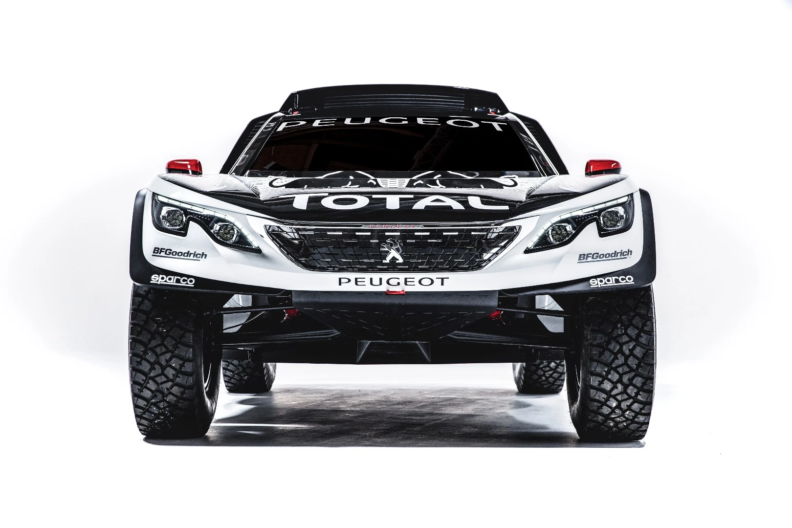 The front-end has a different look from the Dakar 2016-winning 2008 DKR