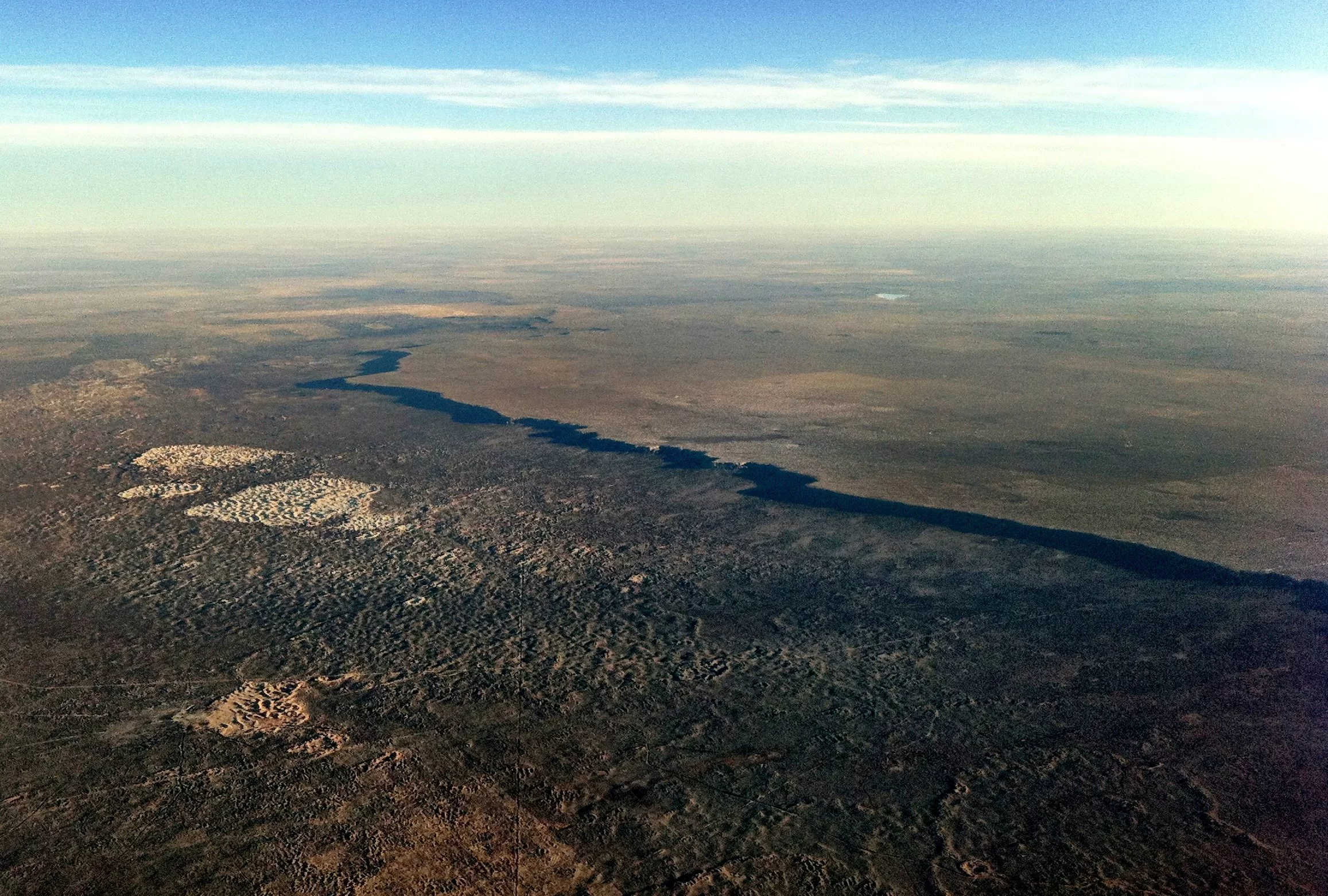 The view from the capsule during ascent (Photo: Jörg Mitter/Red Bull)