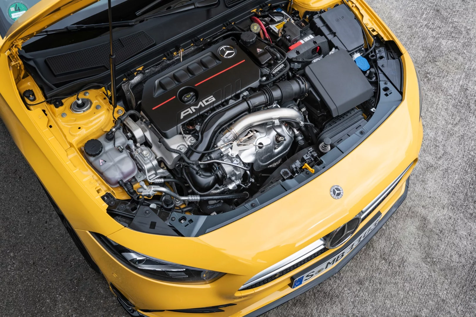 Mercedes-AMG A 35 4Matic: 2.0-liter turbocharged 4-cylinder motor makes 306 horsepower