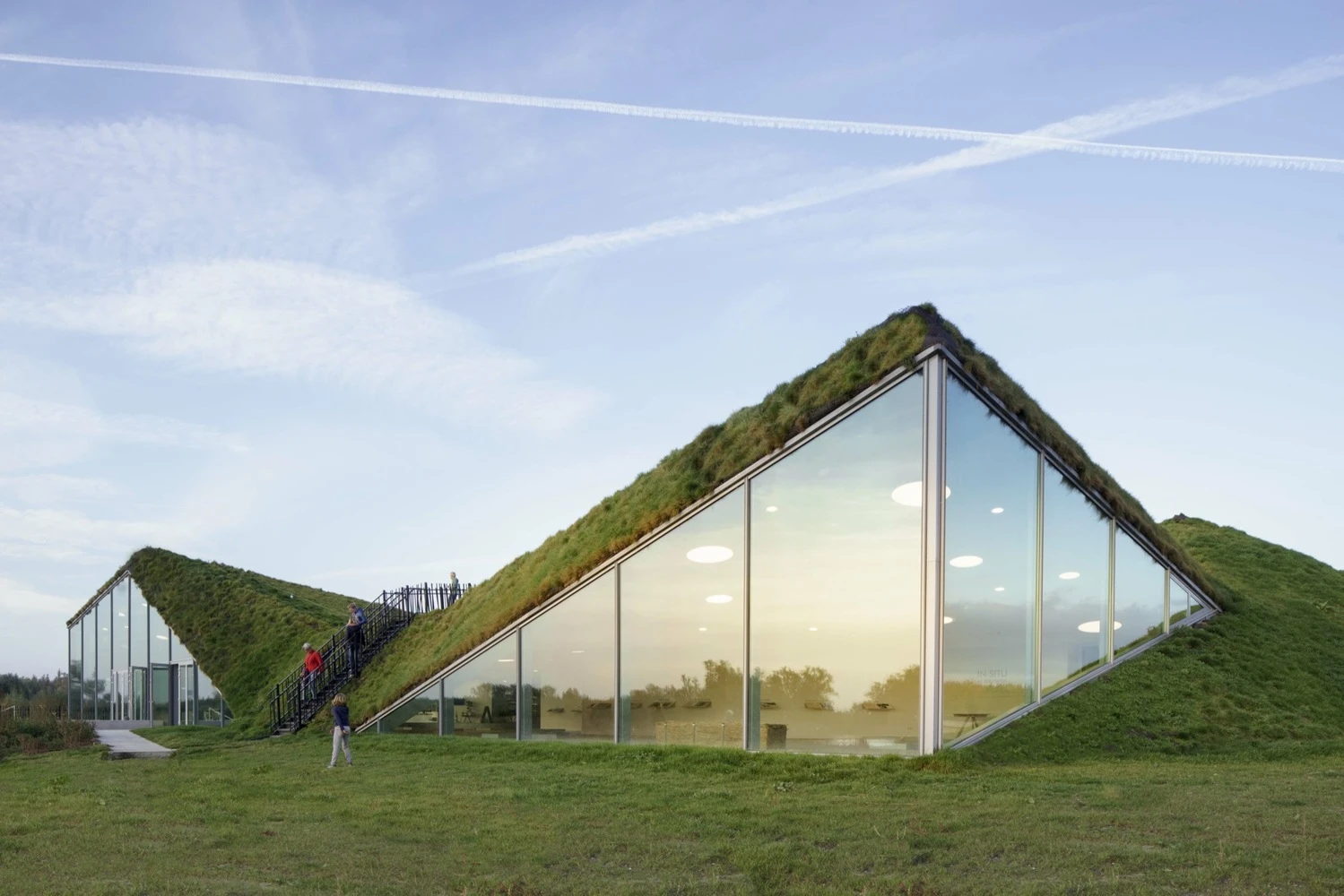 Biesbosch Museum Island is a spectacular green-covered building that blends an artificial structure with an organic quality. From certain angles you wouldn’t even know there is a building there