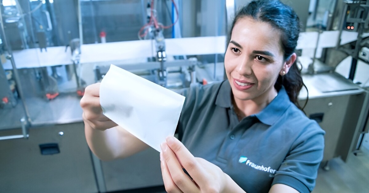 Lasers seal paper packaging without plastic or adhesives