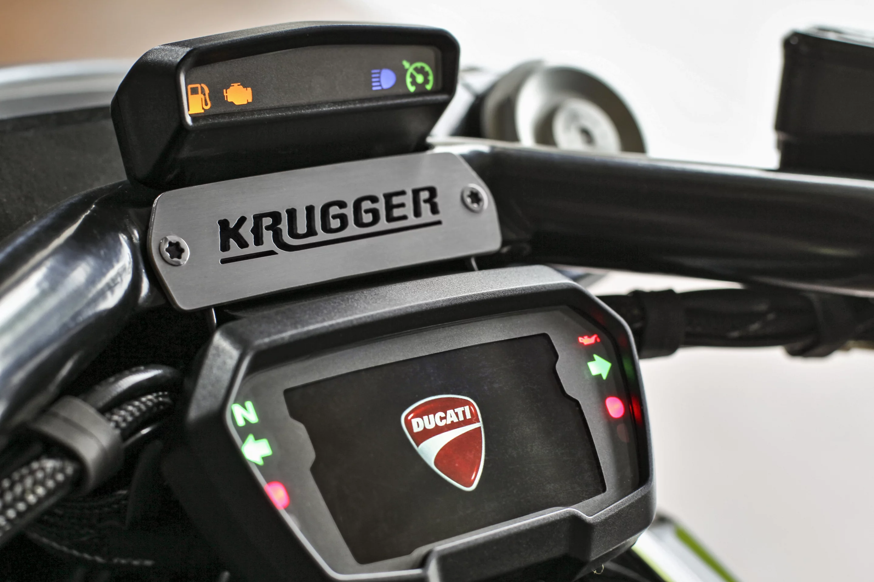 Detail of the Thiverval custom based on a Ducati XDiavel
