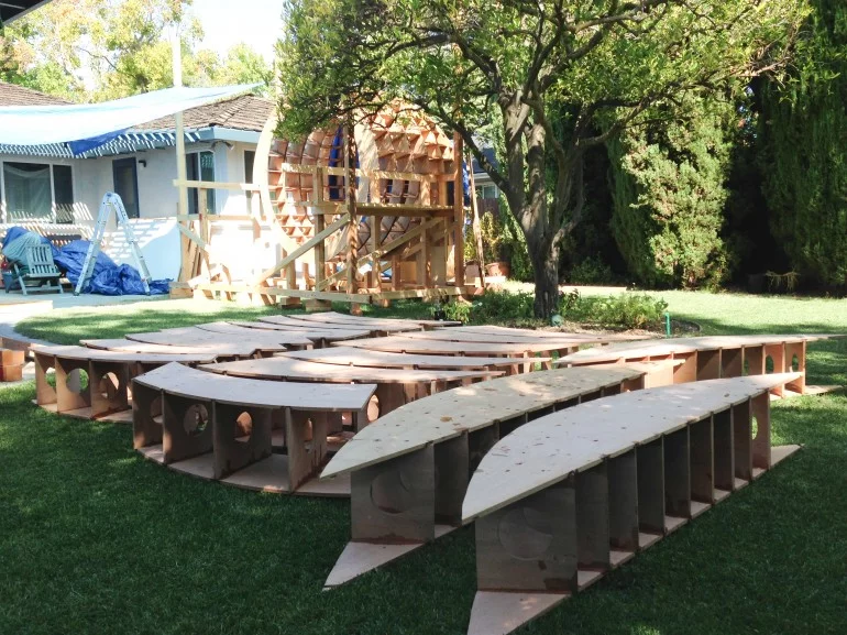 The Tsunamiball measures 6 x 3 x 2.5 m (22 x 10 x 8.5 ft) and features a captain's window and several portholes (Photo: Chris Robinson)