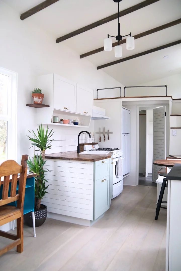 The Coastal Craftsman's kitchen area
